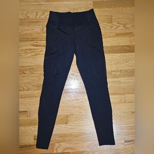 Athleta Delancey Moto Tight in Black